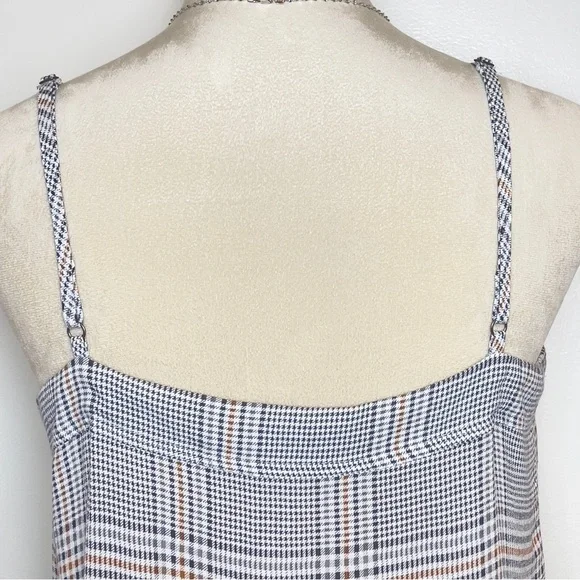 Abercrombie & Fitch Plaid Button Front Cami Tank Top Women’s M - Picture 5 of 8